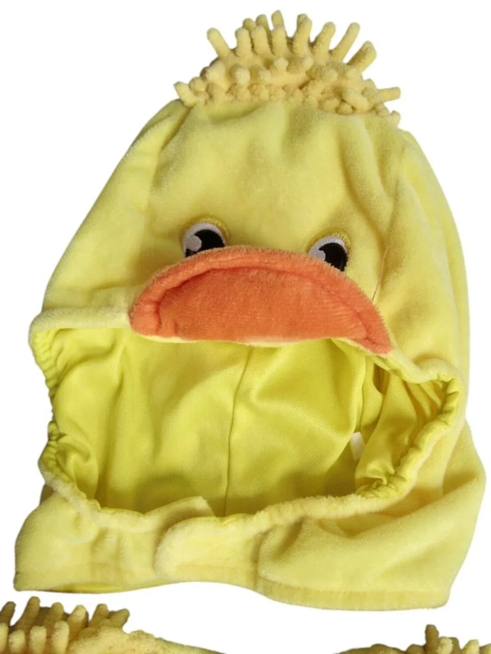 Yellow Duck Costume Shaggy Baby Bubble • Halloween